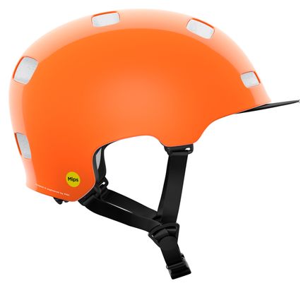 Casque Poc Crane Mips Actinium Orange Fluo
