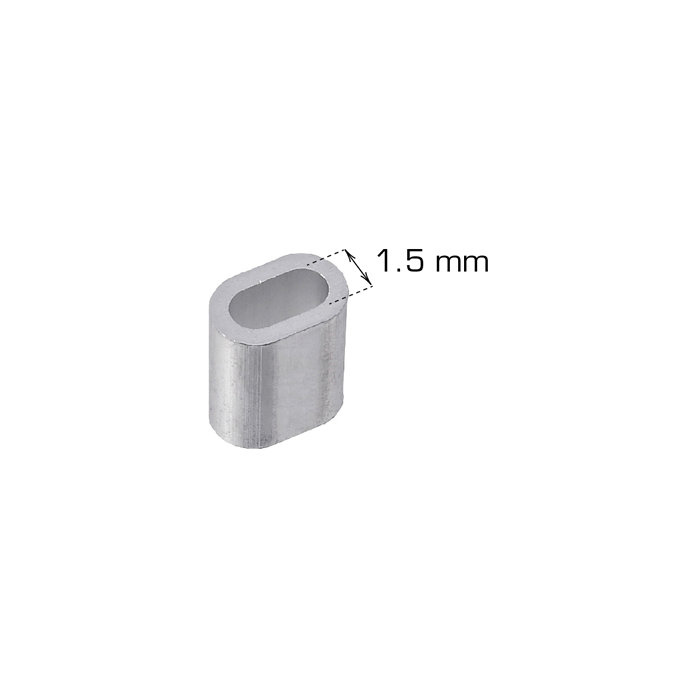 Wirelås 1,5 mm 5 stk.