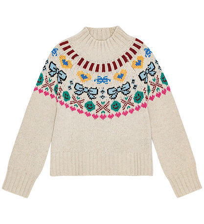 Molo Bluse - Strik - Uld/Akryl - Gimlassi - Pixel Bows