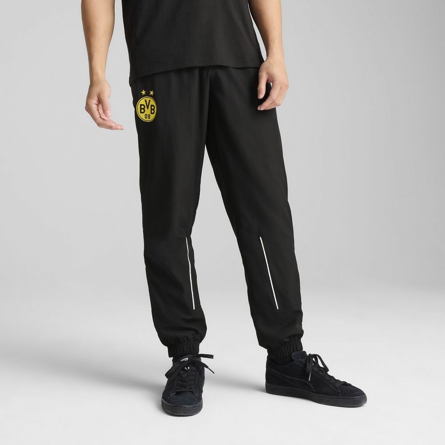 BVB ftblARCHIVE Pant PUMA Black-Faster Yellow