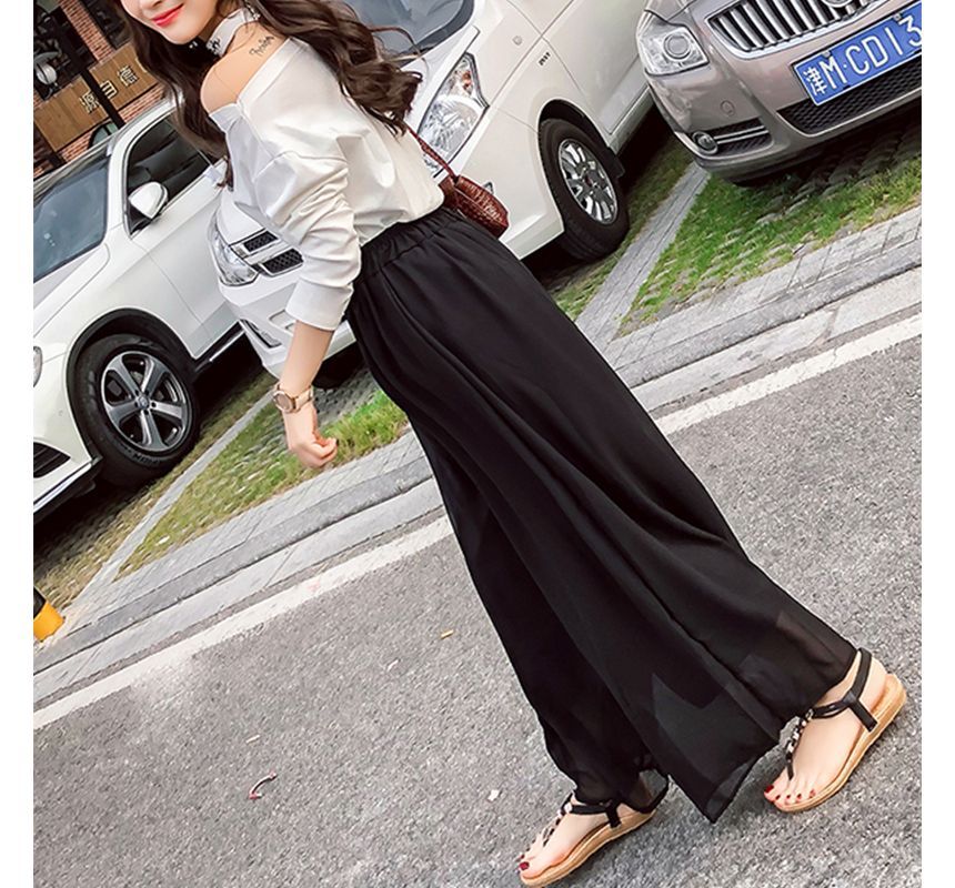 Everose - Wijde Chiffon Broek