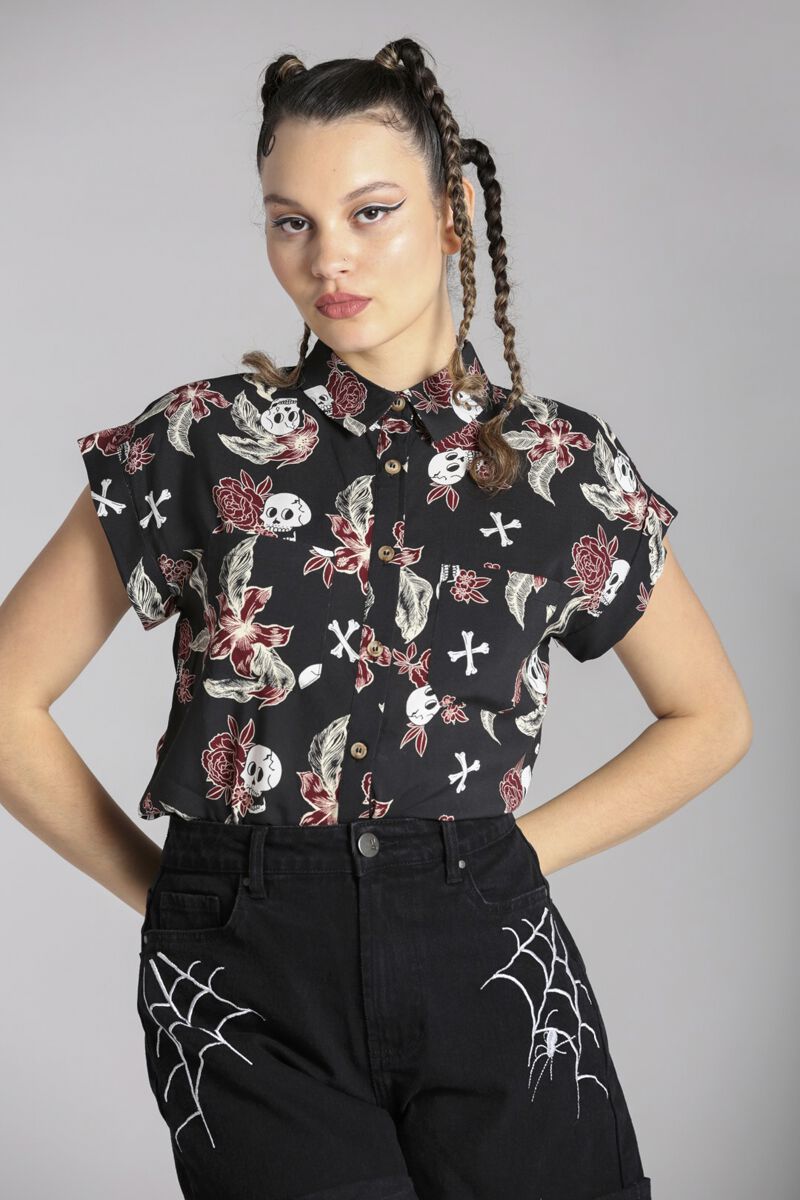 Alani Shirt | Hell Bunny Chemisier