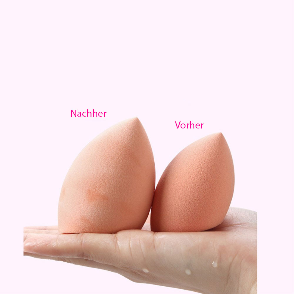 (7er Set) Make Up Beauty Blender Weiche Kosmetikschwämme in Verschiedenen Grössen - Rosa