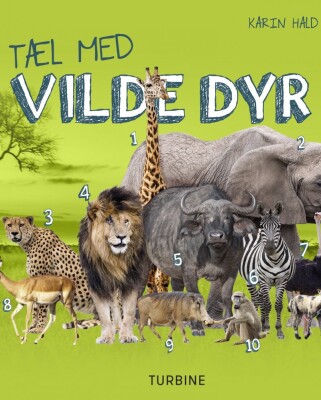 Tæl Med Vilde Dyr - Karin Hald - Bog