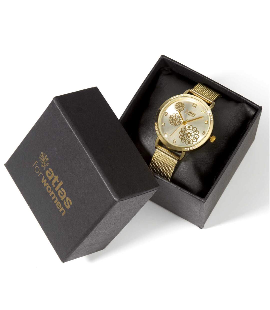 Montre Bijou Fleurs et Cristal