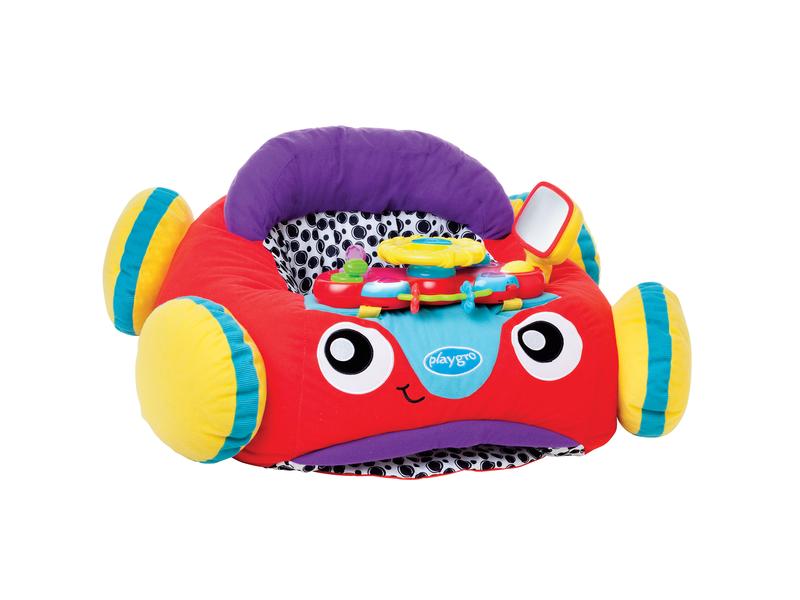 Playgro Plüschauto mit Musik und Lichteffekten Plüschiges Auto für Kleinkinder