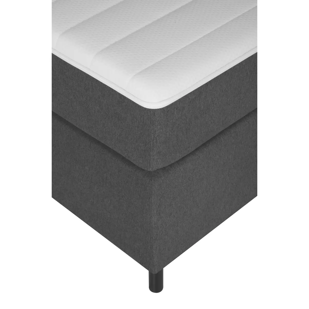 Boxspringbett Nidda 180 x 200 Schwarz