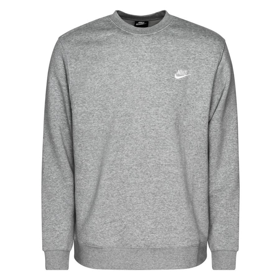 Nike Sweat NSW Club Crew - Gris/Blanc