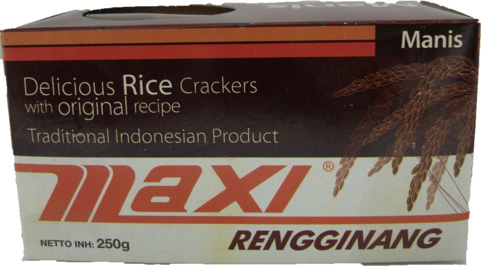 Baland Bamboo Rengginang Manis (ongebakken) 250g