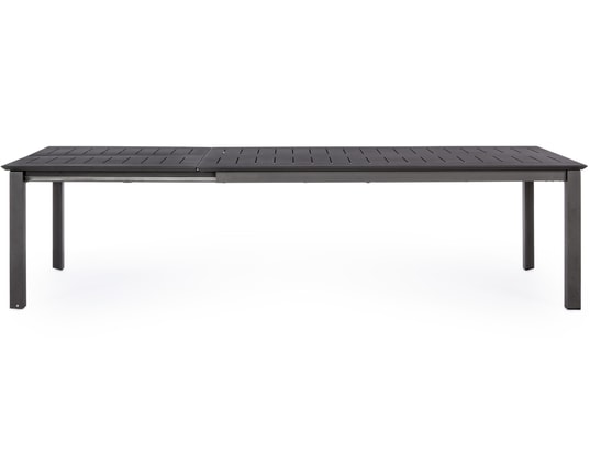 CONCEPT1 - Table extérieure Konnor anthracite 200/300 x 110 x h76 cm
