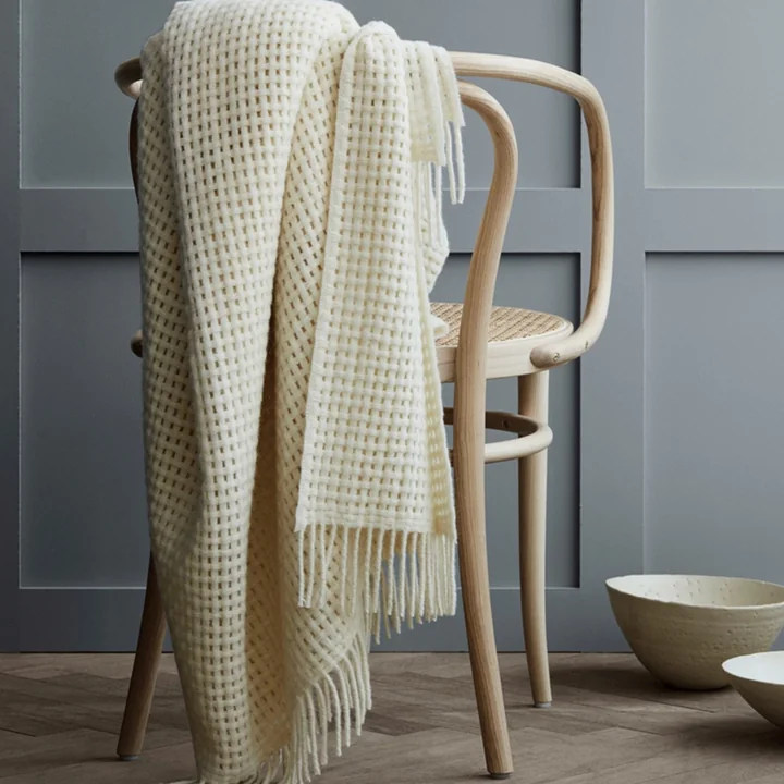 Elvang - Basket Decke, 130 x 200 cm, camel