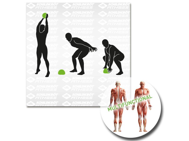 Schildkröt Fitness Medizinball Slamball 3 kg Für das Fitnesstraining