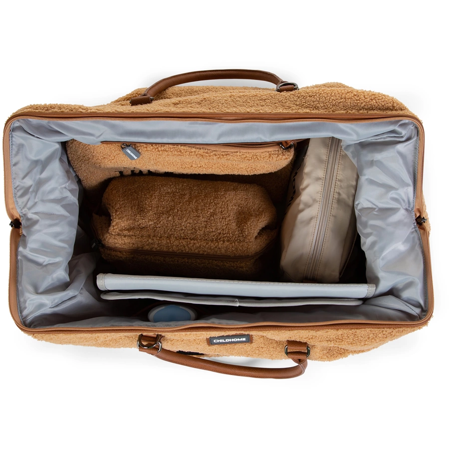 CHILDHOME Mommy Bag Teddy beige