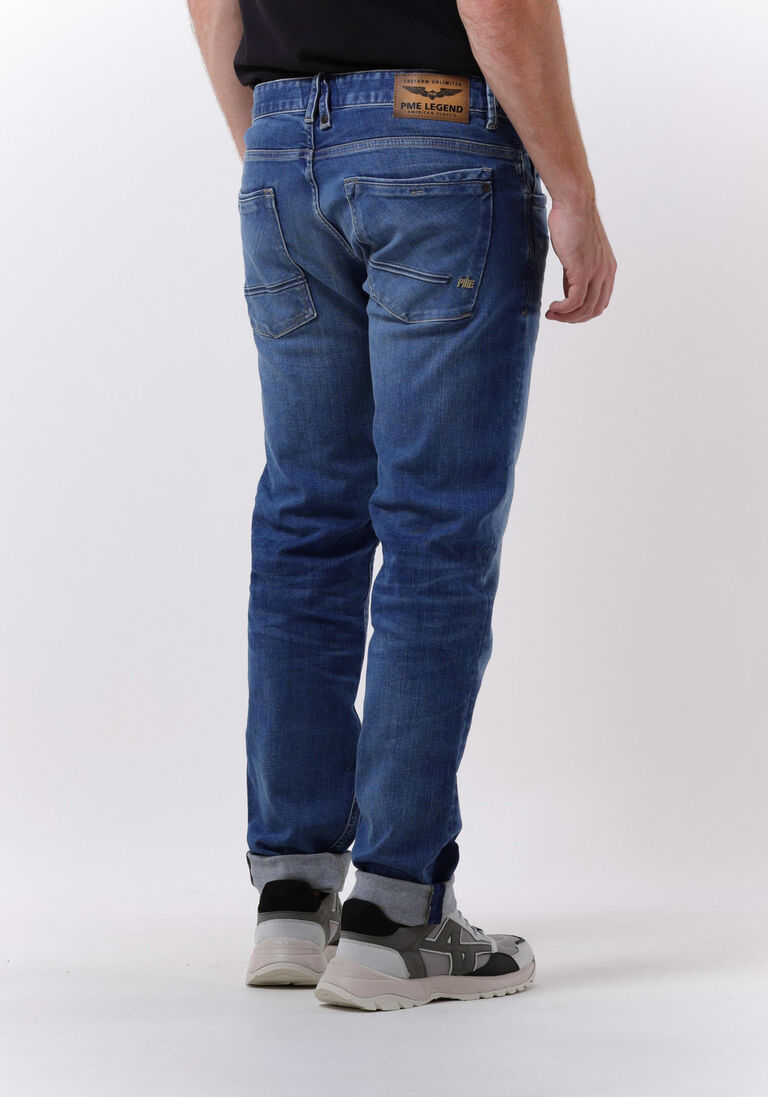 PME LEGEND blauwe pme legend slim fit jeans commander 3.0 fresh mid blue