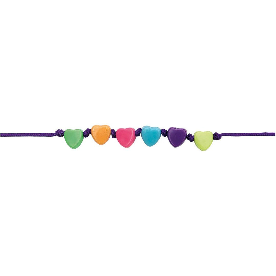 Kralenset hartjes - multicolor