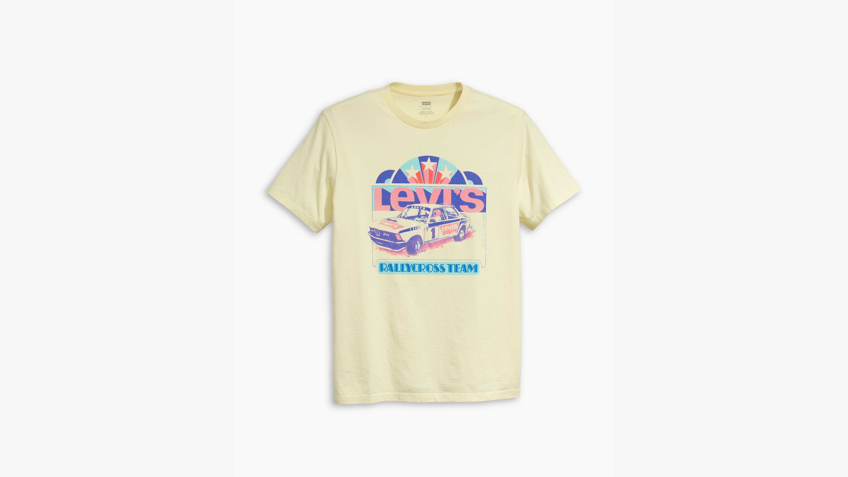 T-shirt graphique Classic - Archive Levi'S Rally Car Pear Sorbet - Jaune