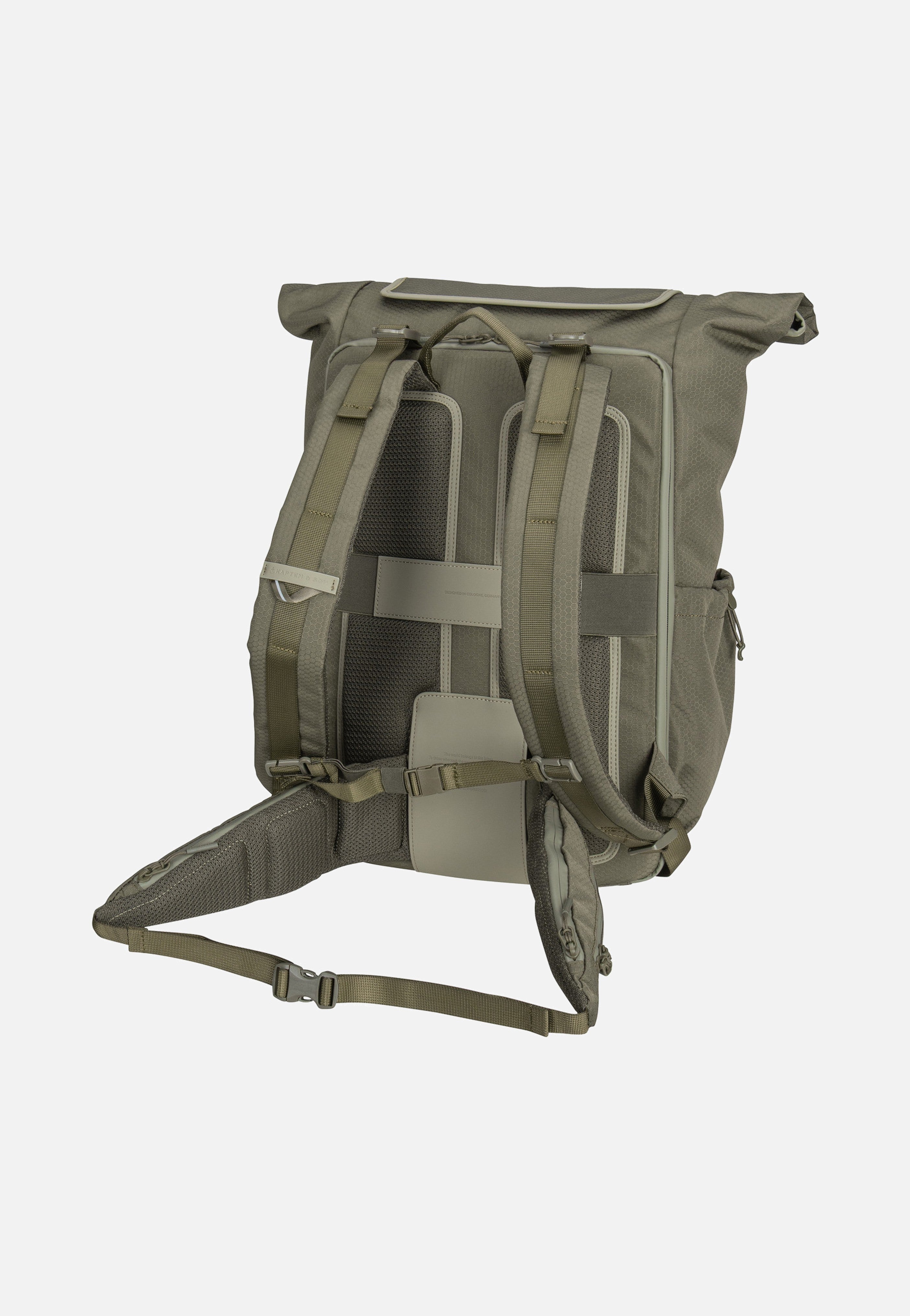 Banff Forest Green - Rolltop Rucksack
