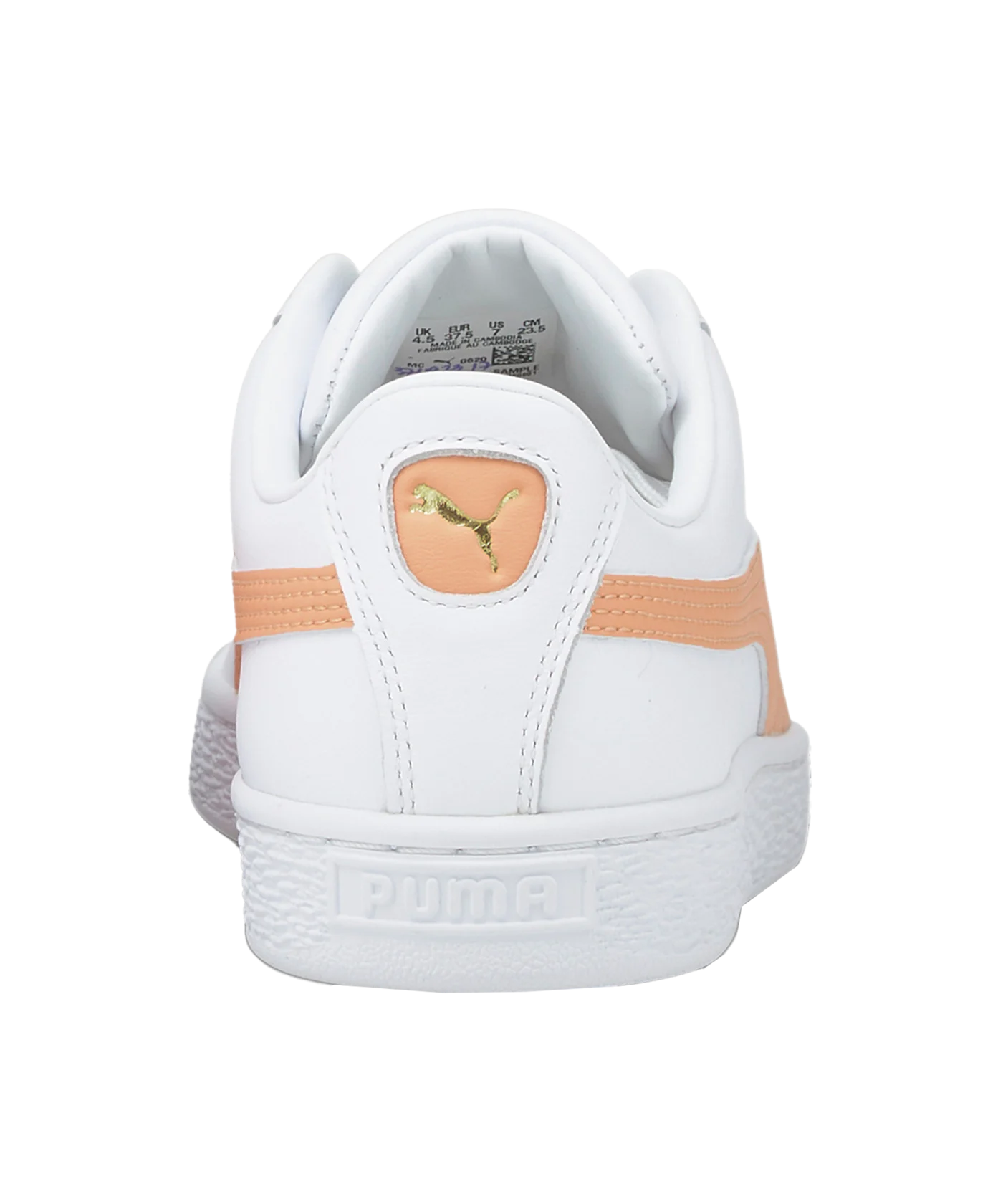 PUMA Basket Classic XXI Weiss Orange F17
