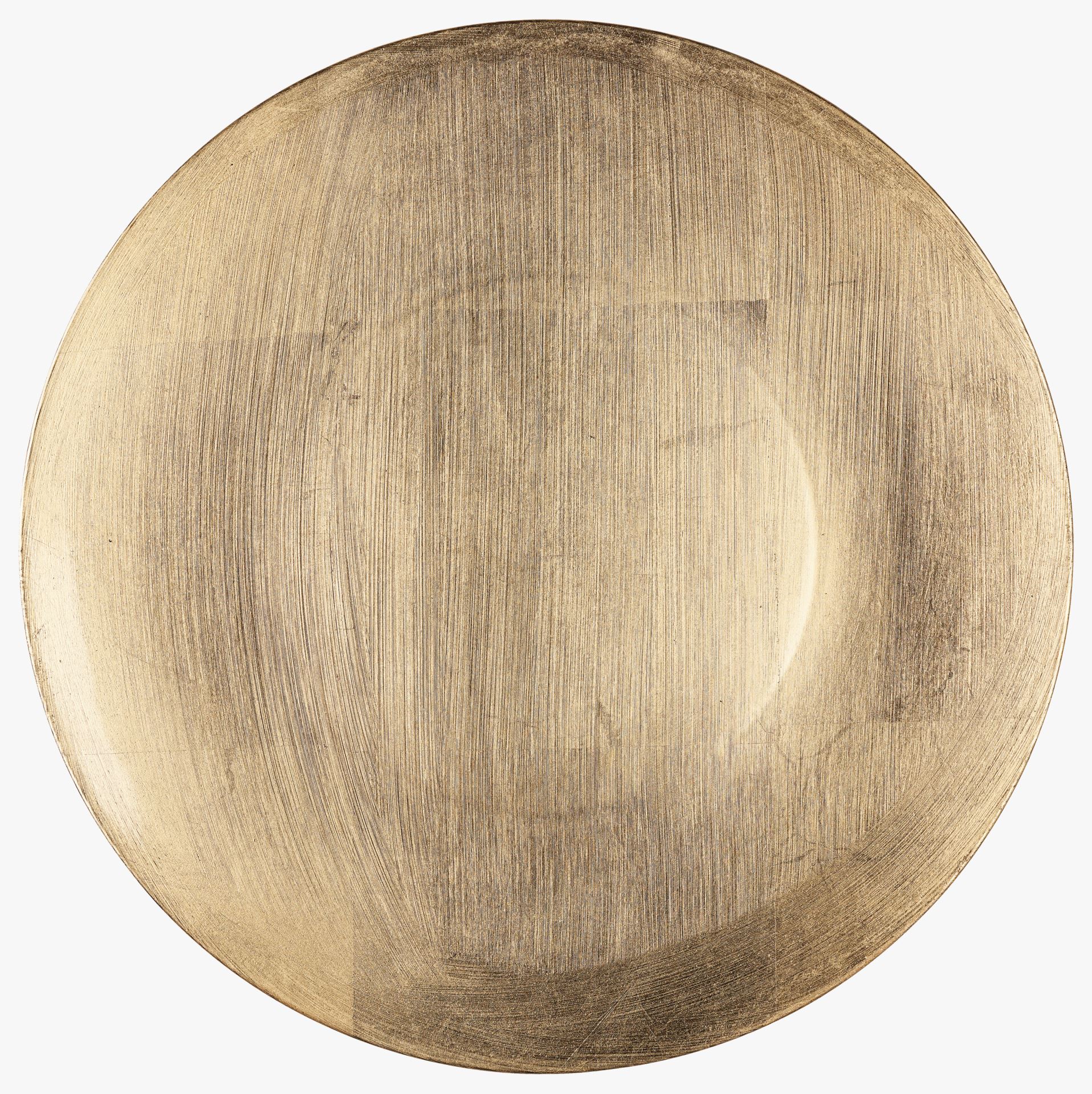 Dekketallerken svart - ø 33 cm