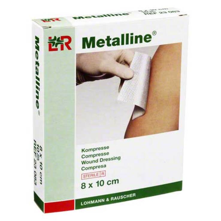 Metalline Kompressen 8x10cm, 10 St