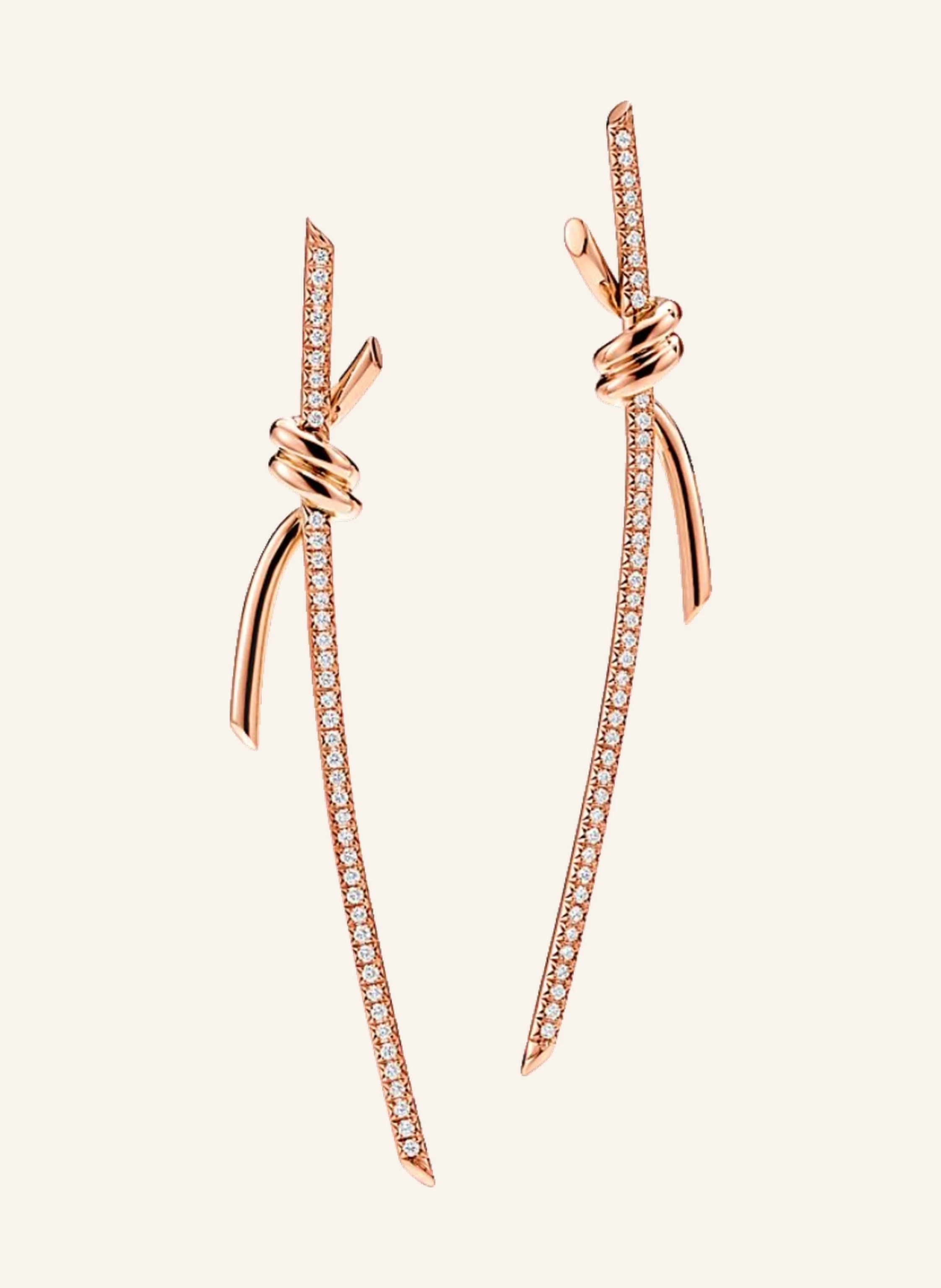 TIFFANY & Co. Tiffany Knot OHRHÄNGER aus 18 Karat Roségold