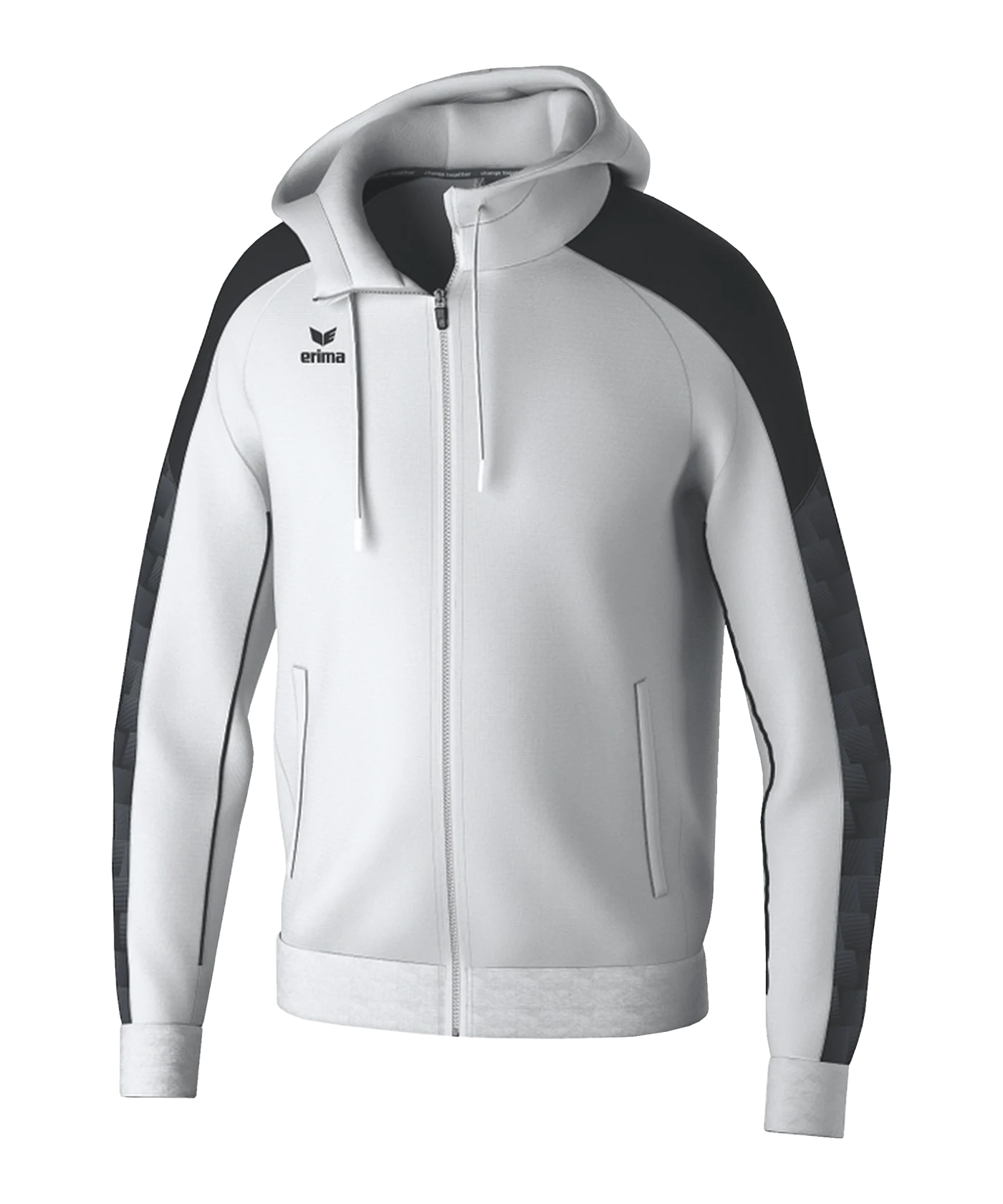 Erima EVO STAR Kapuzenjacke Kids Weiss