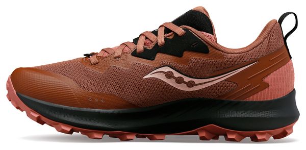 Chaussures de Trail Running Femme Saucony Peregrine 14 GTX Rouge Noir