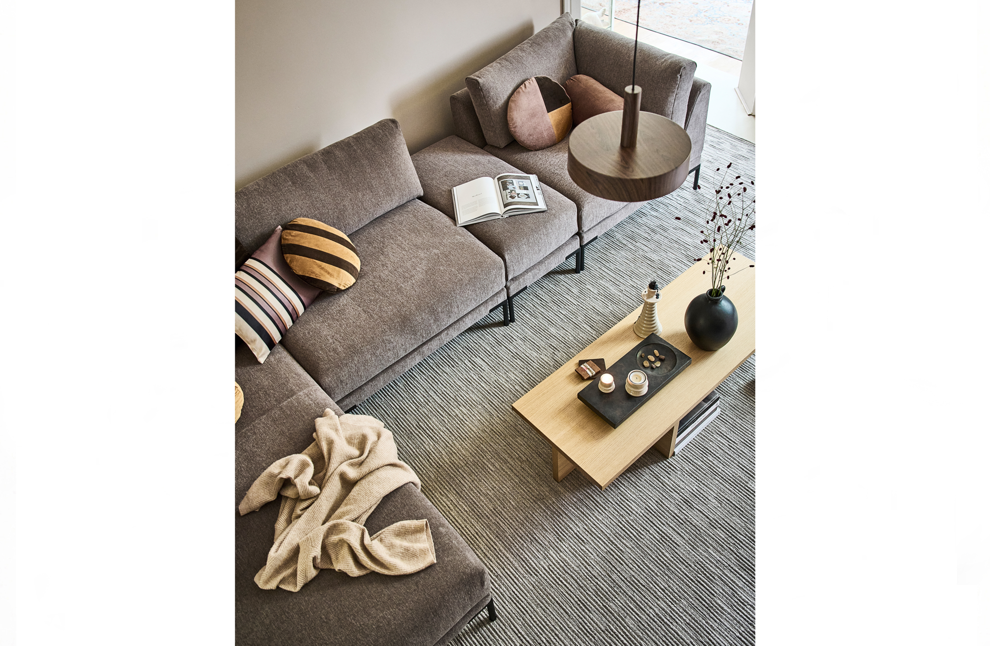 vtwonen hocker Couple 50cm Couple Poef 50cm - Zand