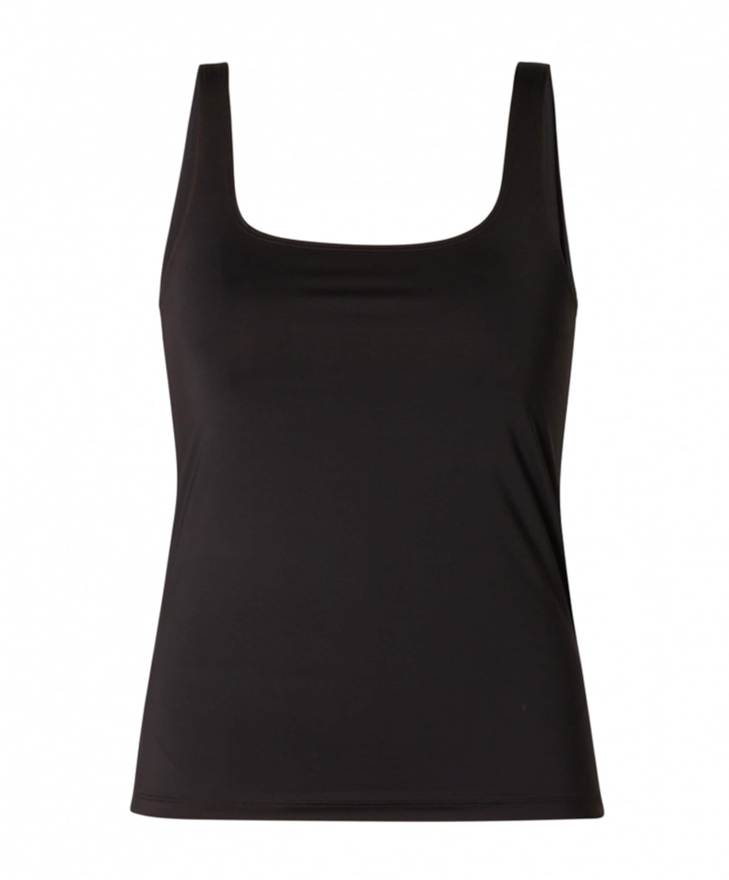 Base Level Curvy Dames top zwart