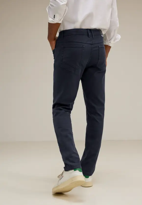 Slim Fit Hose - dark nightshadow blue