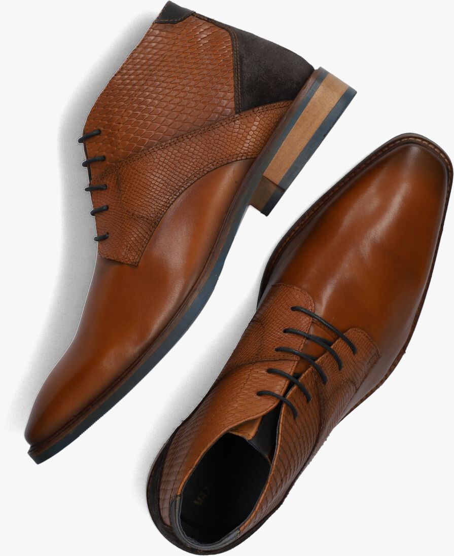 MAZZELTOV cognac mazzeltov nette schoenen 3976