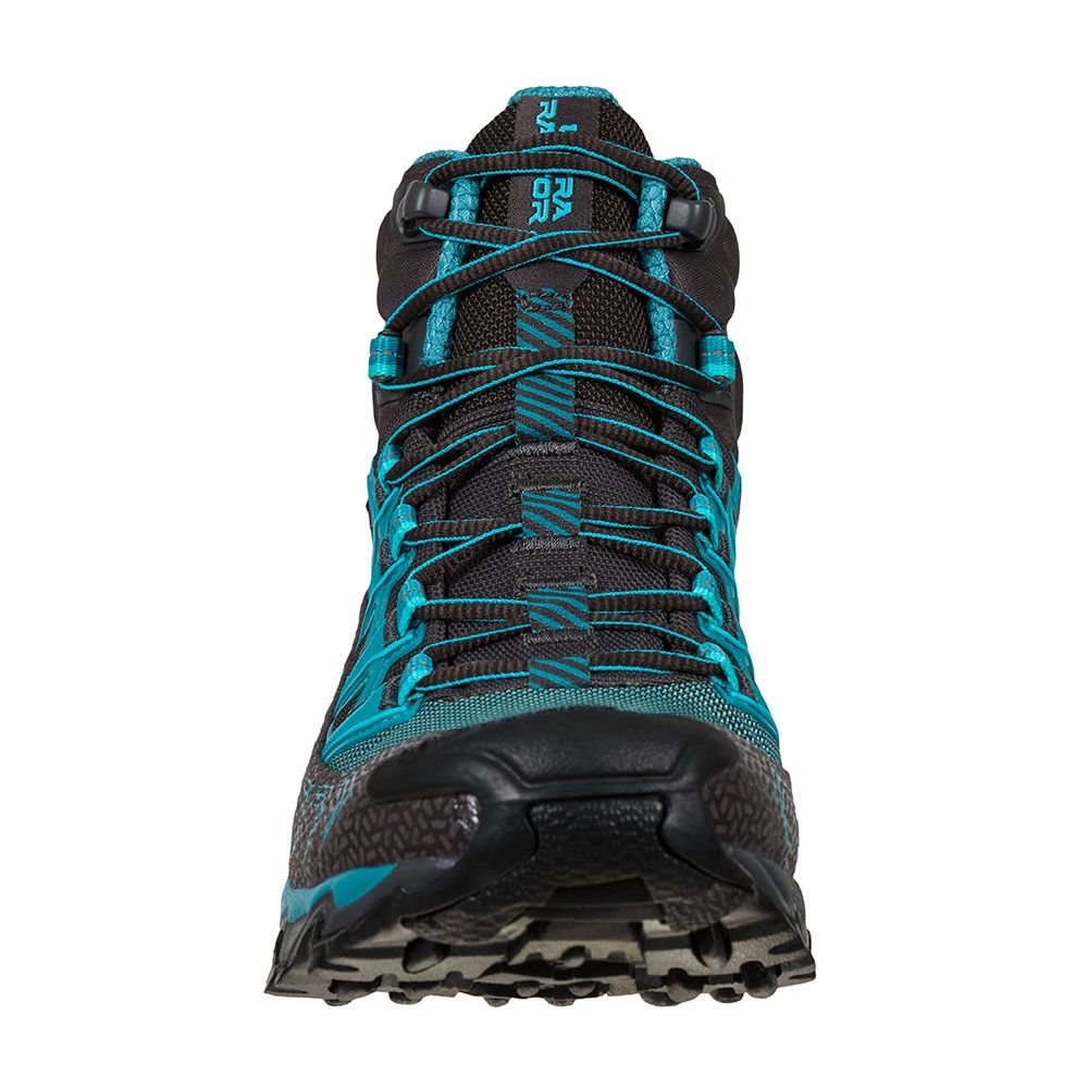 La Sportiva ULTRA RAPTOR II MID GTX - Chaussures randonné Femme carbon/topaz