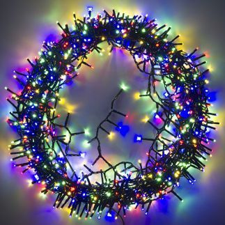 Lumineo - LED Compact Lights - Twinkel Effect - Multikleur - 750 Bulbs - Voor Buiten