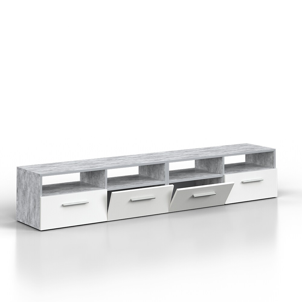 Vicco Lowboard Diego Fernsehschrank Sideboard TV FernsehtischBeton