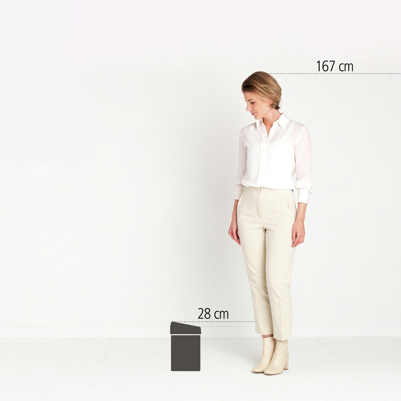 Brabantia Abfalleimer  3L TOUCH BIN