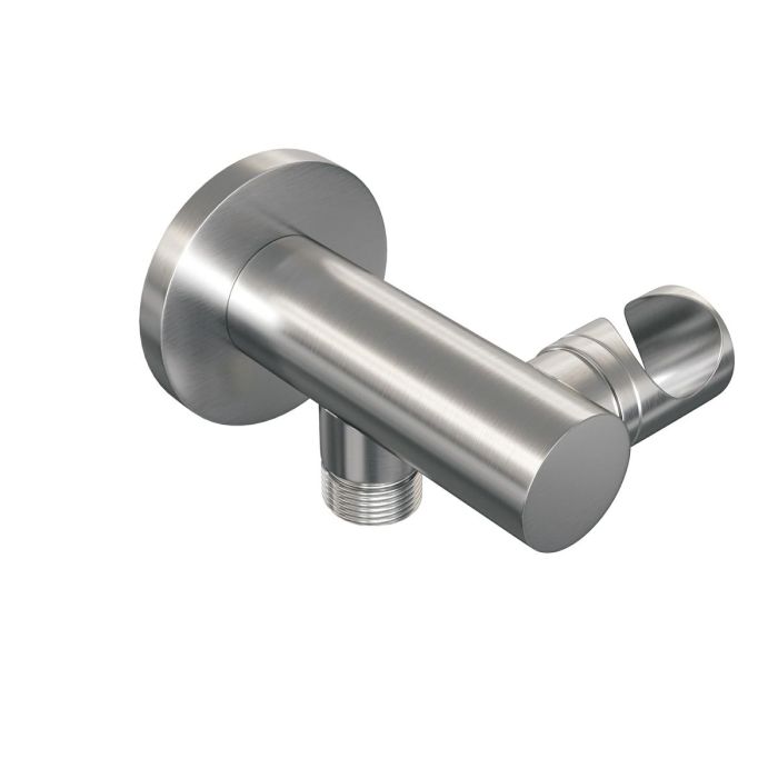 Brauer Brushed Edition inbouw badkraan met badvulcombinatie en staafhanddouche RVS geborsteld PVD