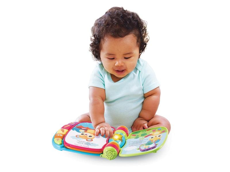 Vtech Musikspielzeug Livre enchanté des Baby loulous bleu - Lädt zum Spielen, Zuhören und Mitsingen ein