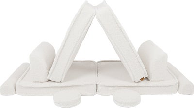 Meowbaby Play Bearly Premium  Byggbar Sofa, Cream