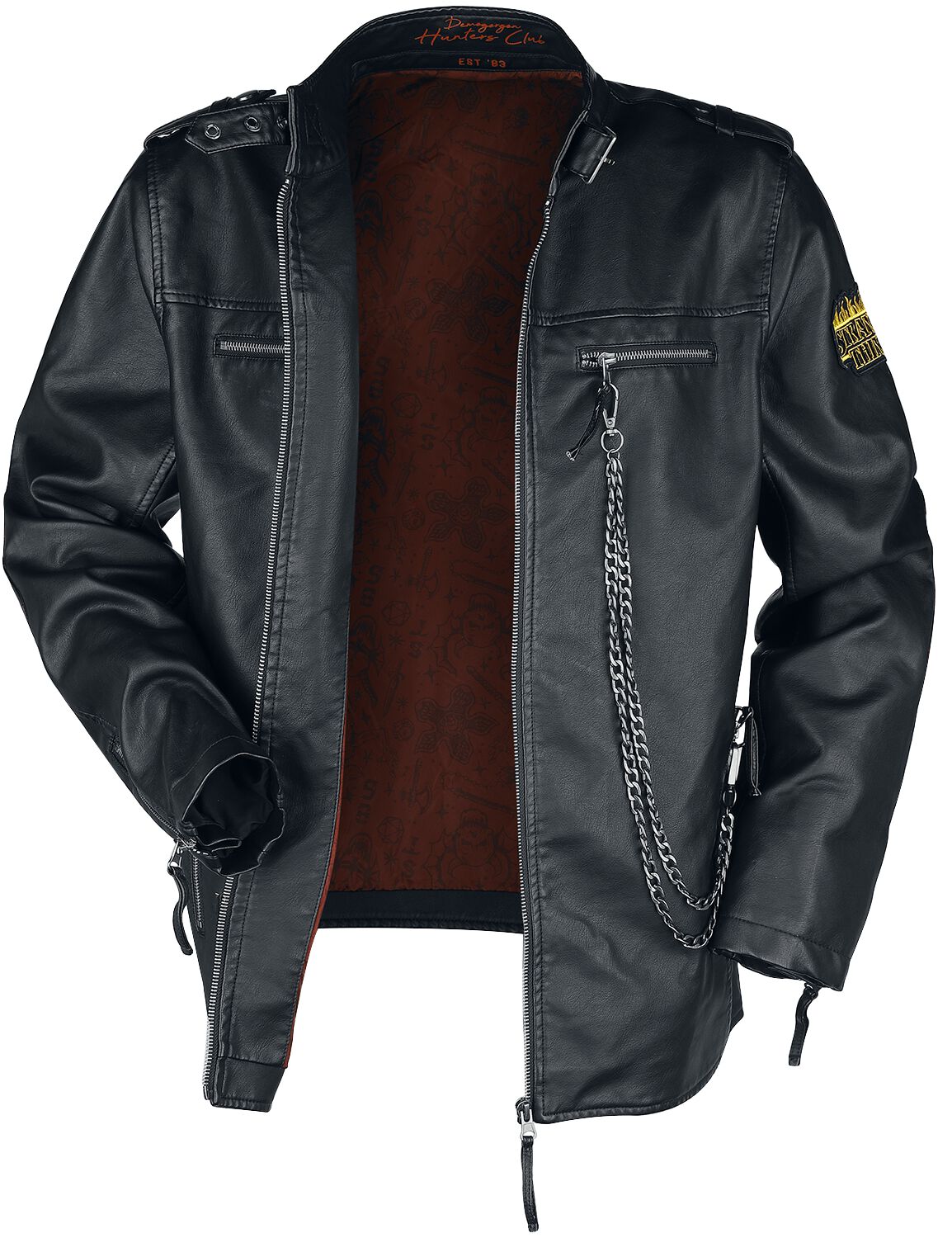 Hellfire Club | Stranger Things Veste en imitation cuir