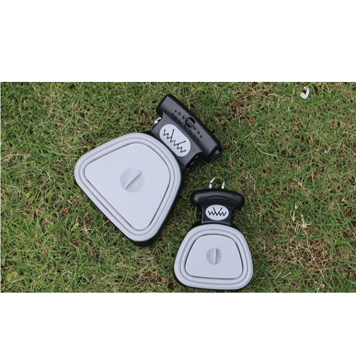 (10x13cm) Kompakter Hundekot Greifer Beutel Spender Poop Bag Kot Sammler - Grau