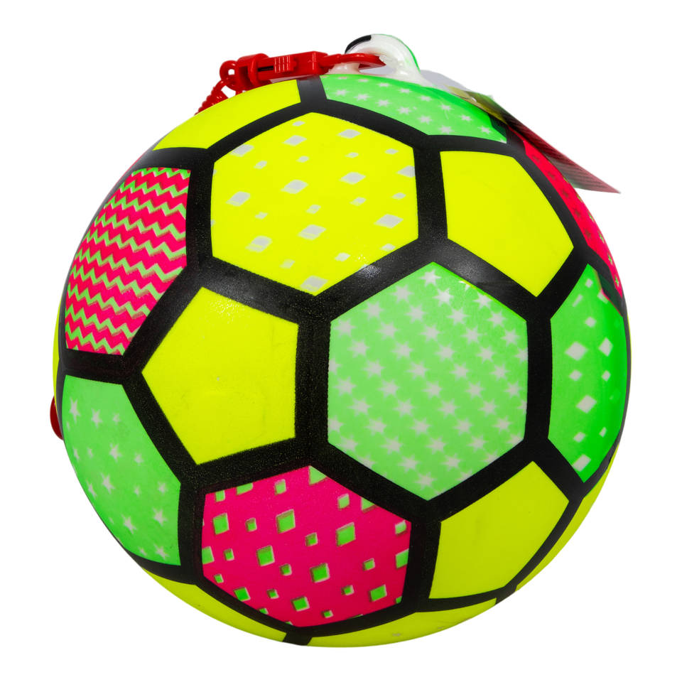 Neon bal aan koord - 22 cm