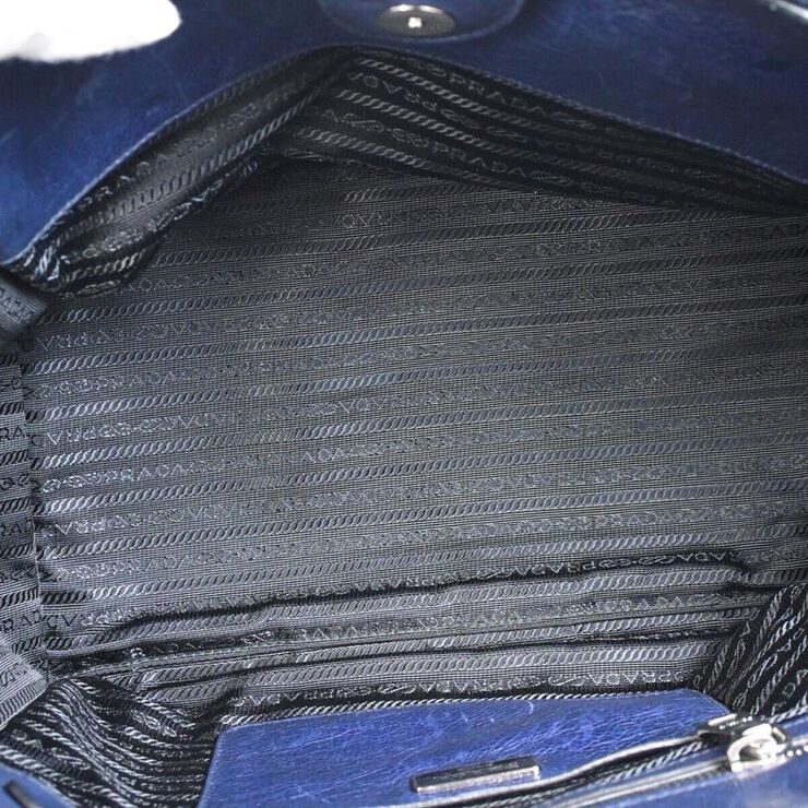 Prada Vintage Prada Crossbody Bag Navy