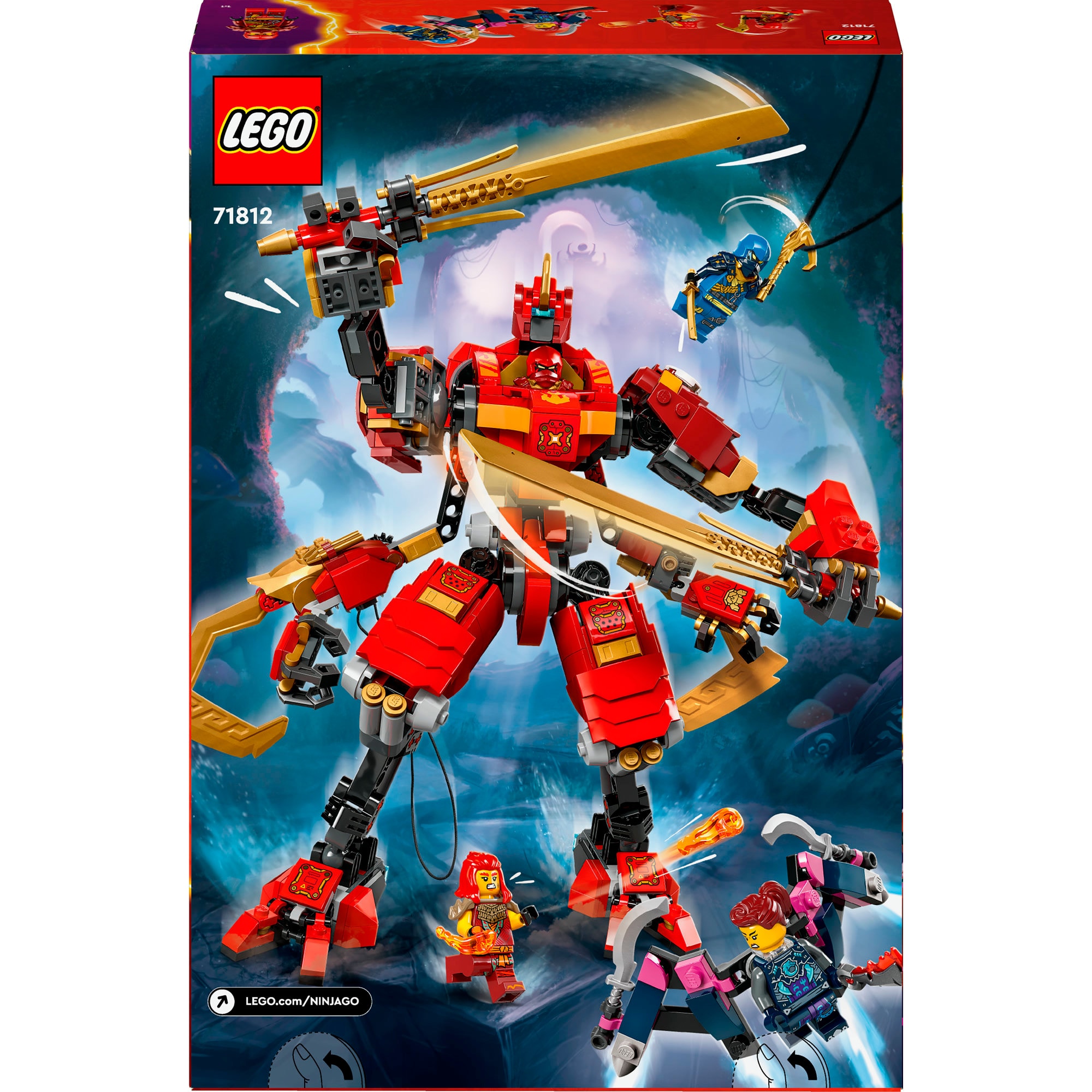 LEGO Konstruktionsspielzeug Ninjago Kais Ninja-Kletter-Mech