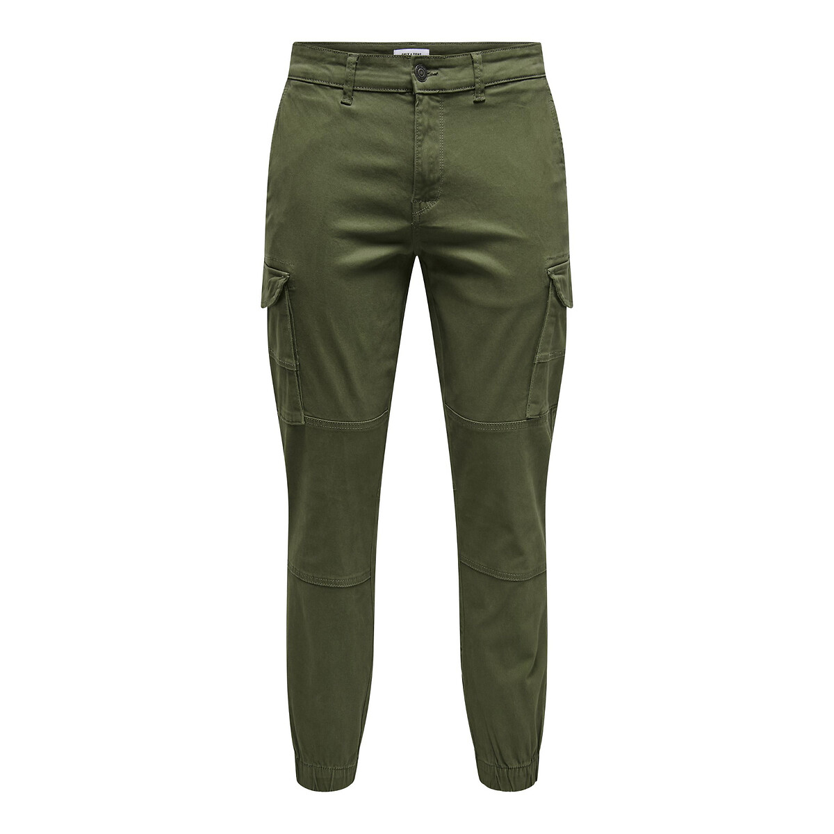 ONLY & FILHOS<br>Calça chino cargo