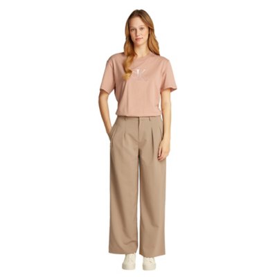 Tee-shirt à manches courtes femme Embroidered Monologo CALVIN KLEIN