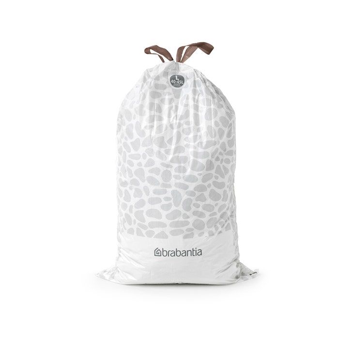 40st Brabantia afvalzakken code L - 40-45 liter 53,4x82cm - Pack 40 stuks (8710755138645)