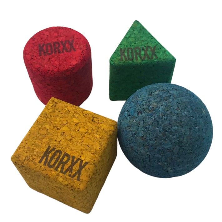 KORXX Geo-Set 4 C Korkspielzeug