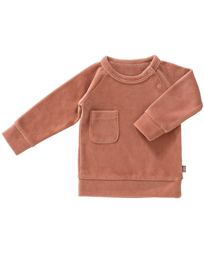Sweatshirt VELOURS ASH ROSE in ziegelrot