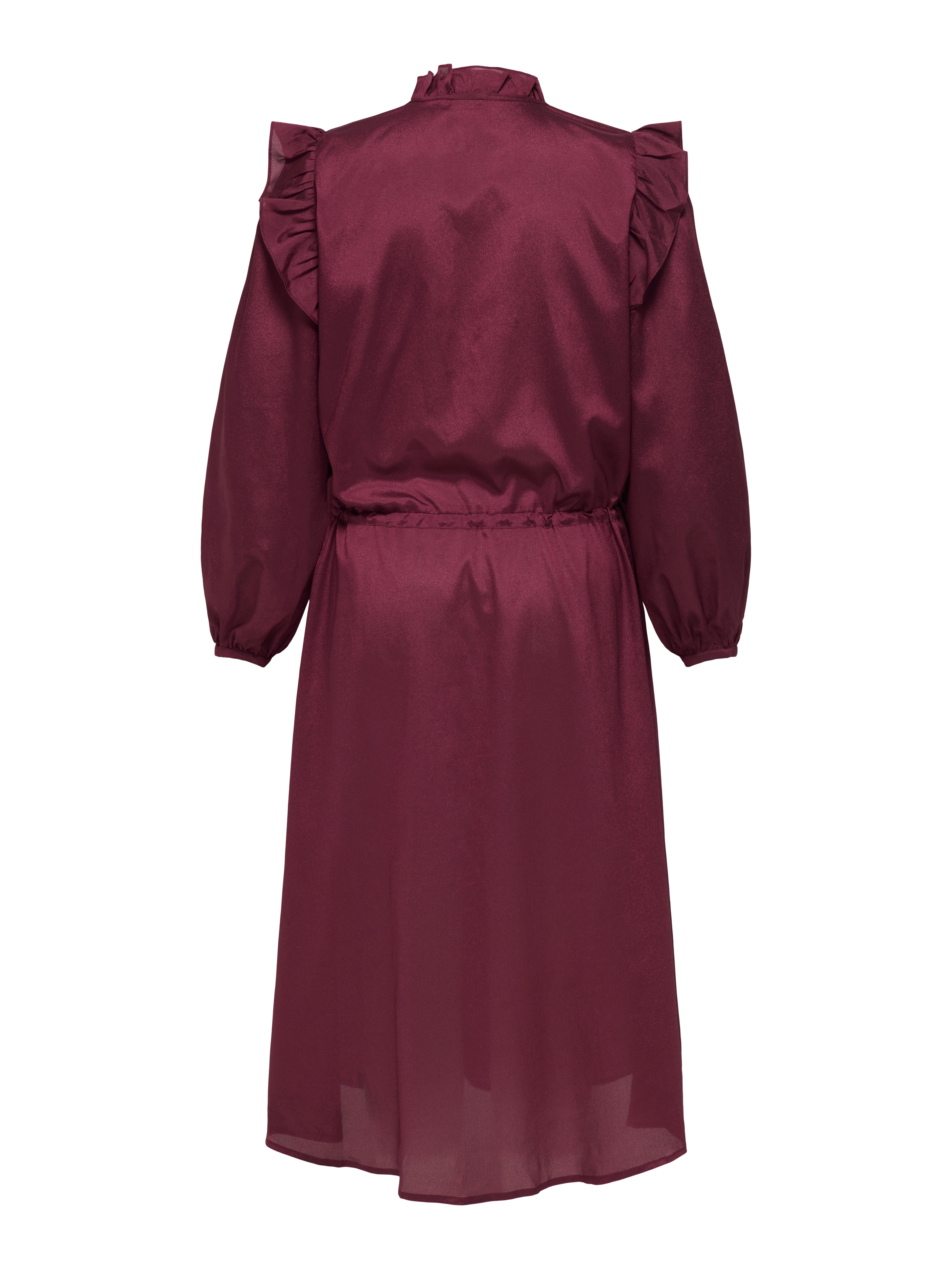CARCABRA Langes Kleid Ruby Wine