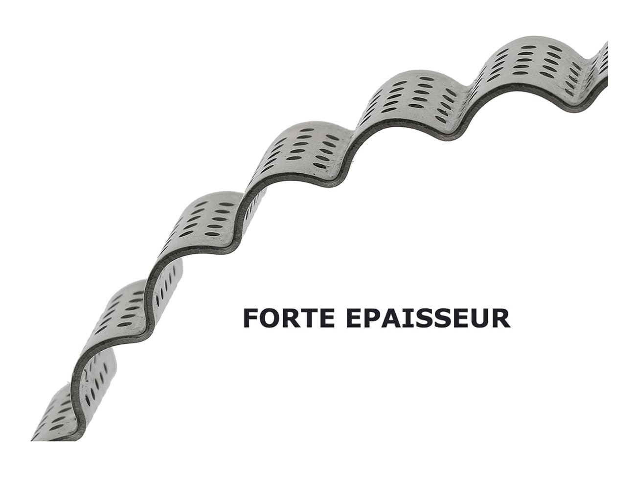 Cercle à tarte perforé cannelé - forte épaisseur - Ø 30 cm - Mallard Ferrière